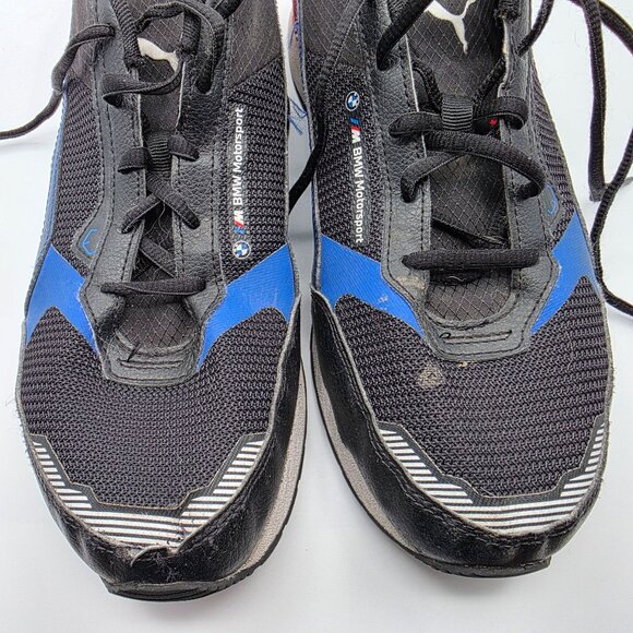Puma xBMW Motorsports Track Racer Mens Size 9.5 Black Blue Sneaker Shoes main image 4